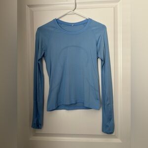 Baby Blue Lululemon Swiftly Tech Long Sleeve